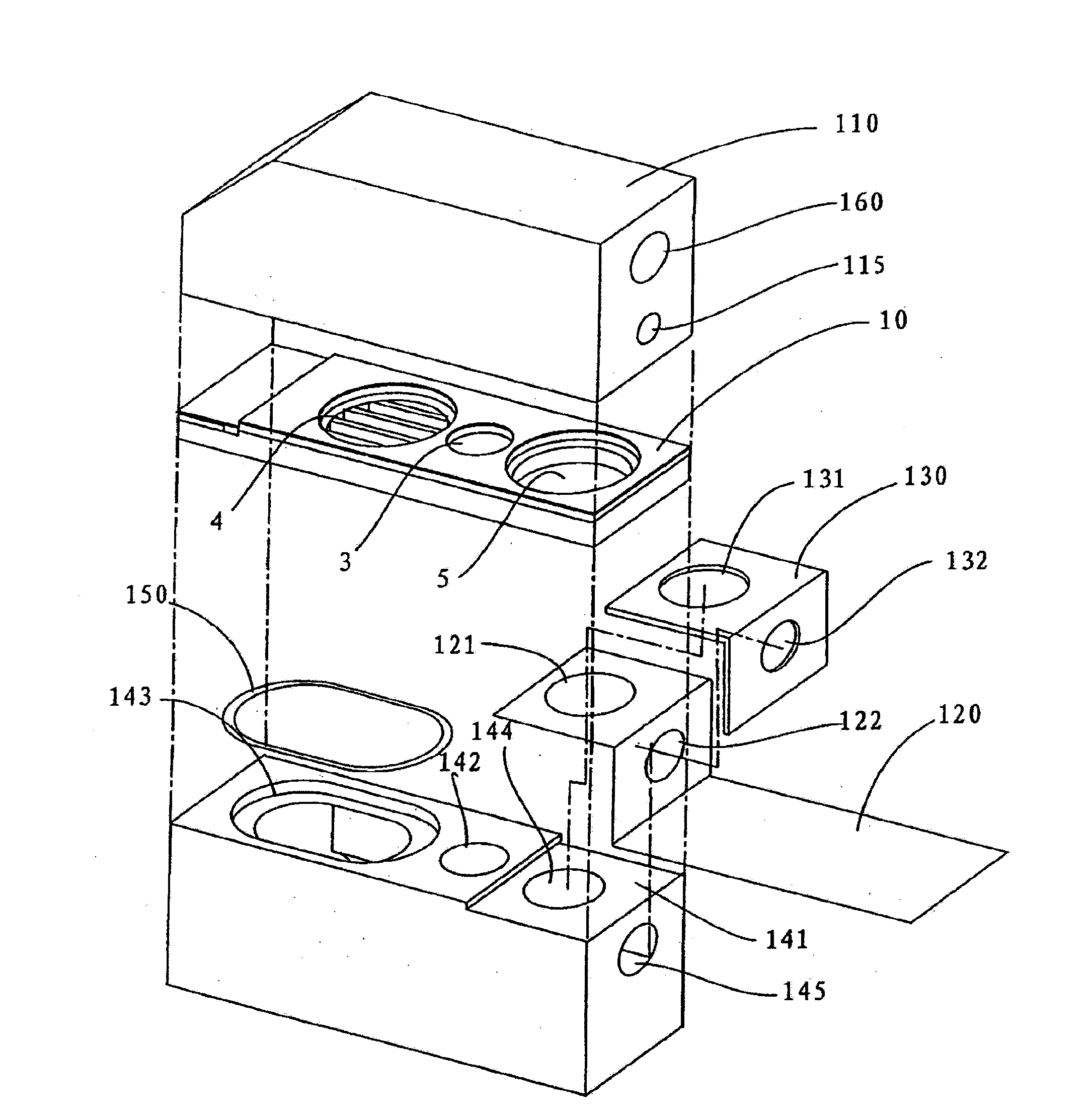 Cooling module for laser, fabricating method thereof, and semiconductor laser fabricated from the module