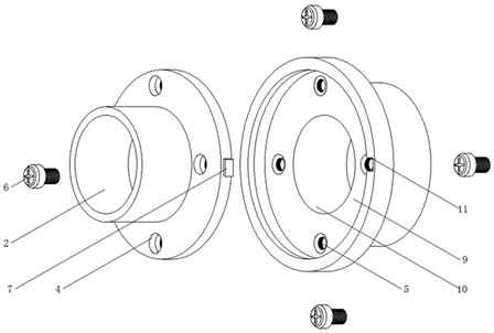 Device for removing ammonia nitrogen in coking sewage