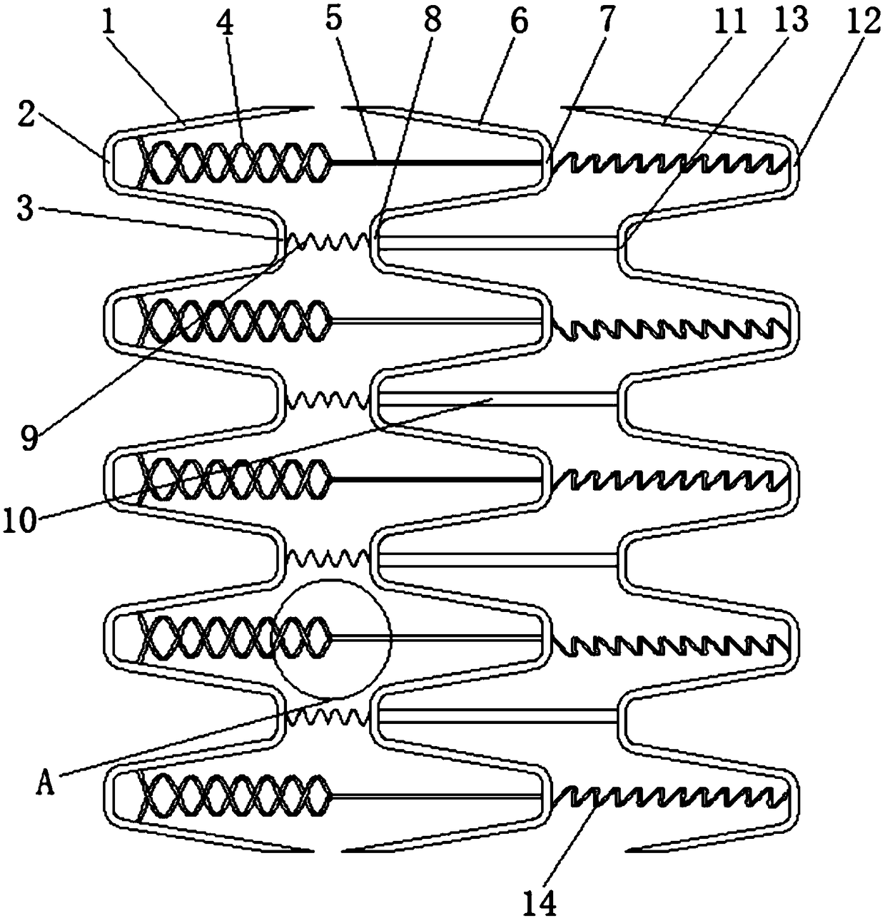 Novel multifunctional cardiovascular medical coronary stent