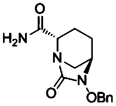 Preparation method of beta-lactamase inhibitor drug avibactam sodium intermediate