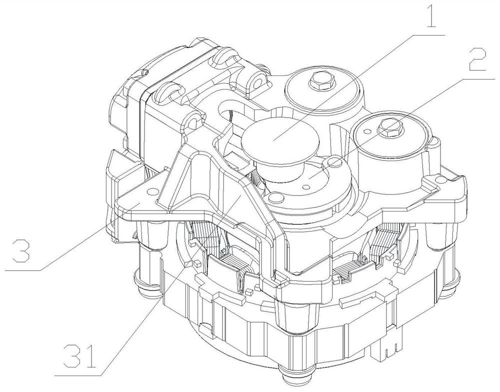 Connecting rod assembly, piston type compression mechanism and refrigerator