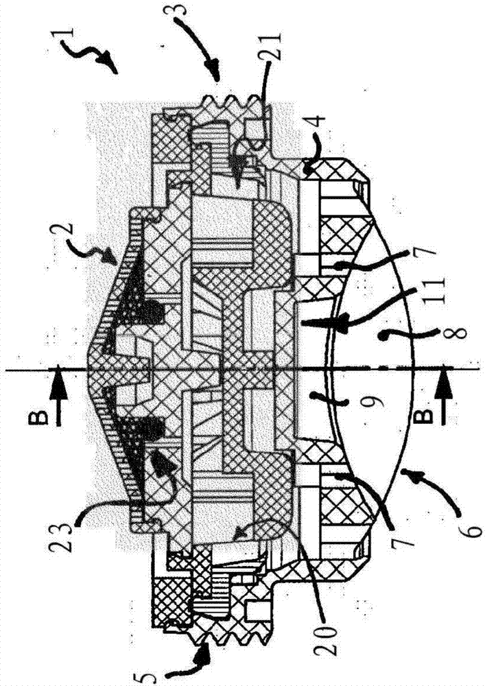 Spray regulator having a slit-like recess as tool engagement surface