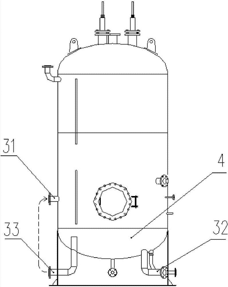 Immersed type electrode steam boiler