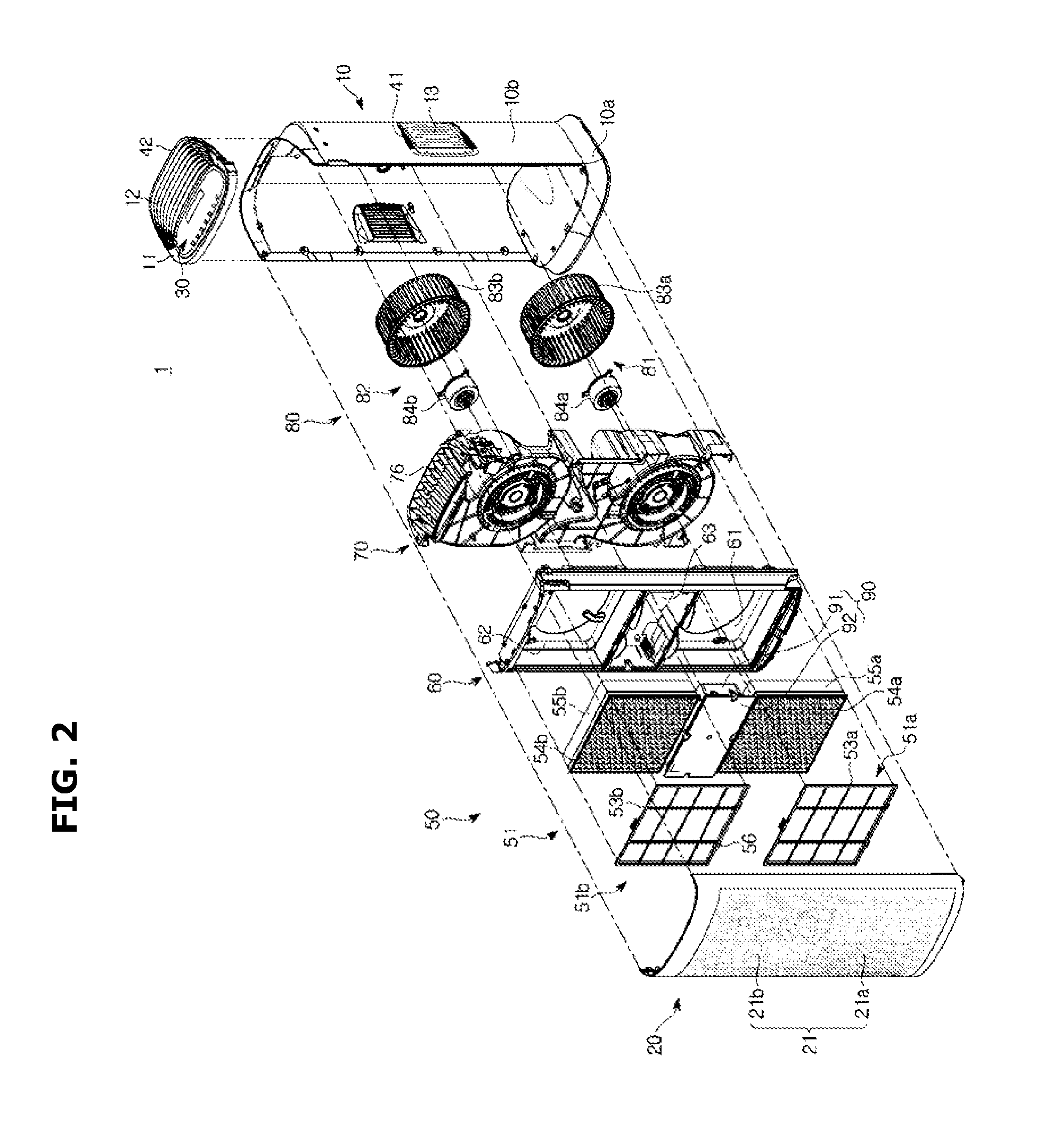 Air cleaner and home appliance having air processing unit