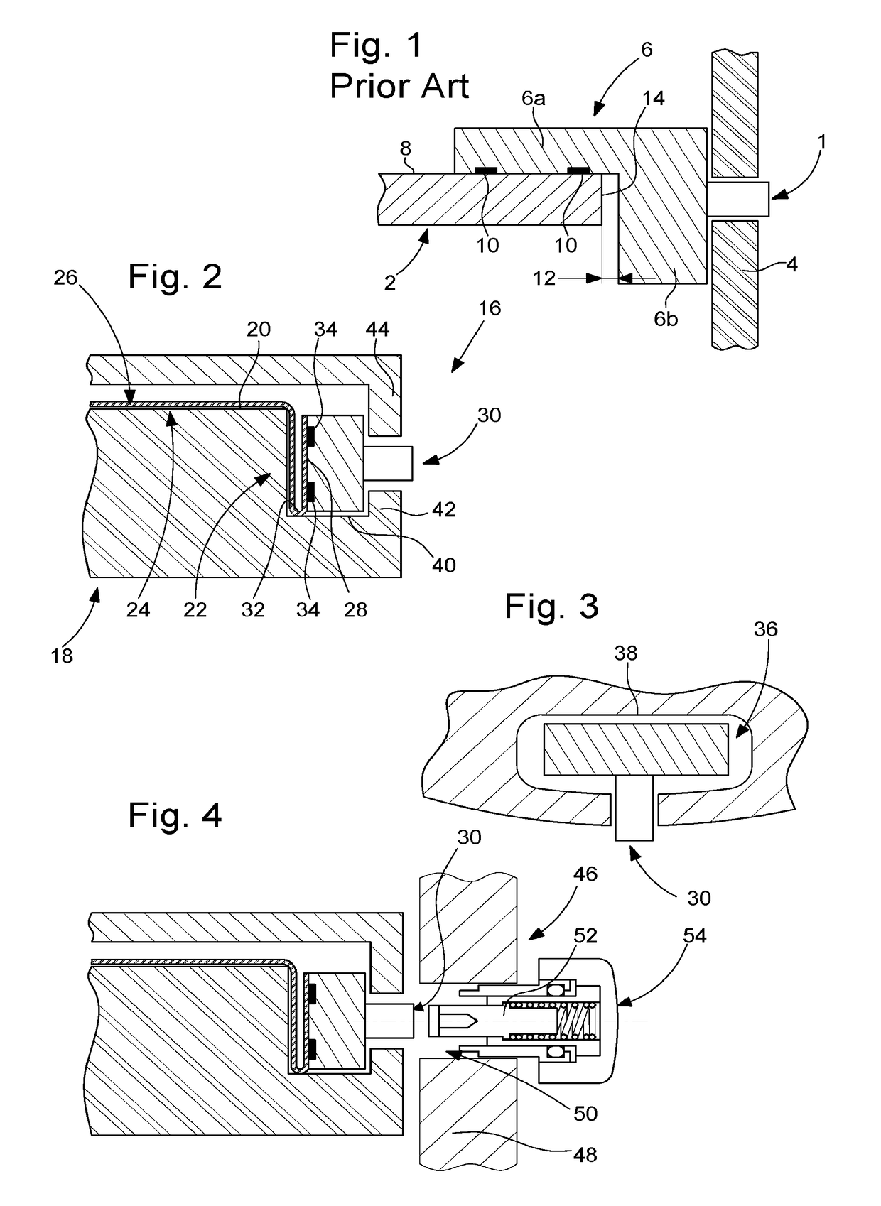 Push-button arrangement for an electronic or electromechanical wristwatch