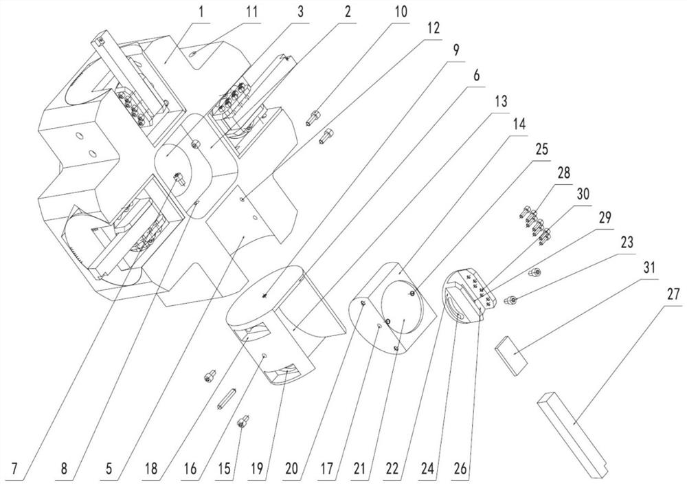 Milling machine flying cutter with adjustable tool geometric angle and milling machine