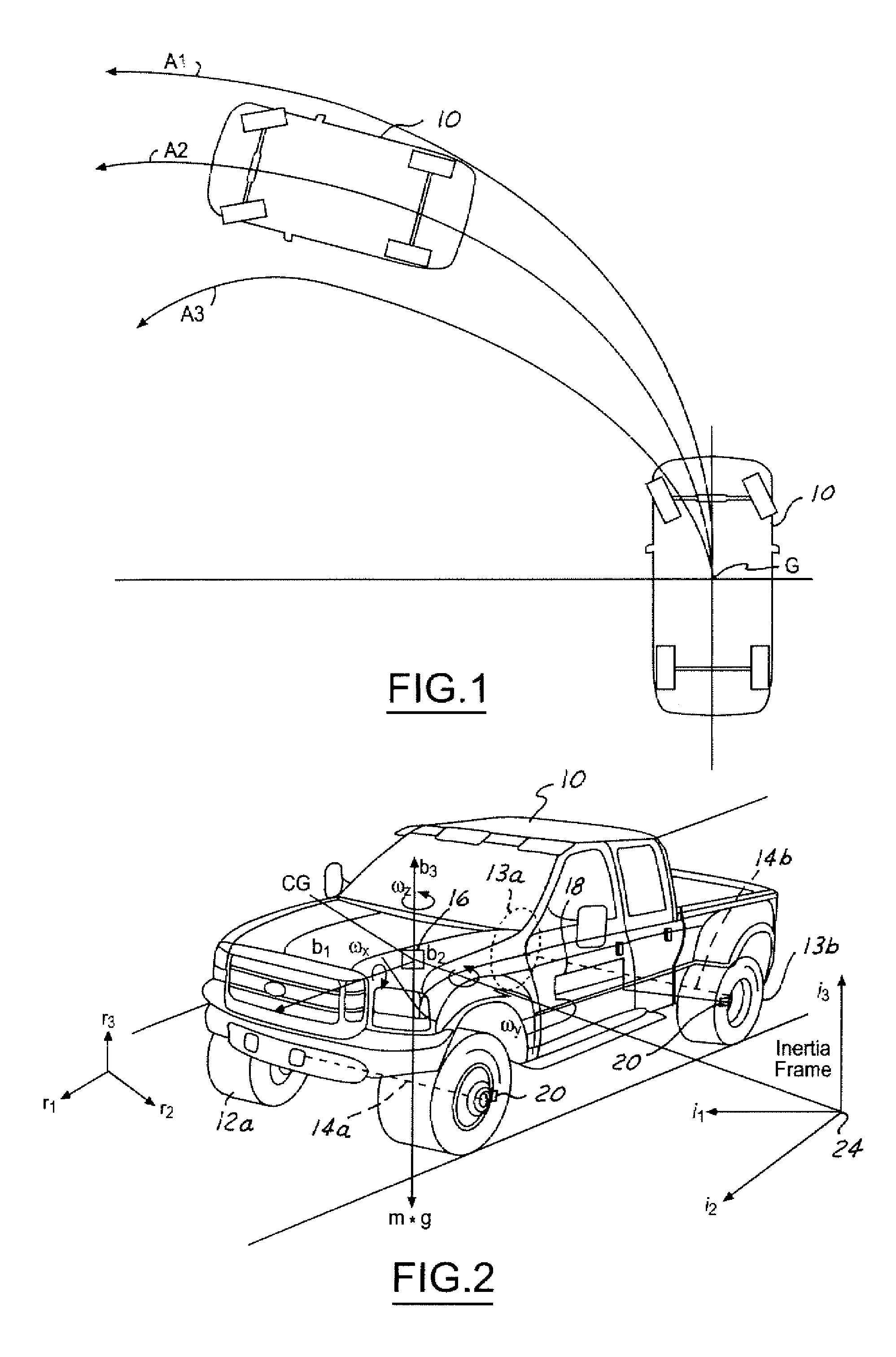 Method and apparatus for controlling a vehicle using an object detection system and brake-steer