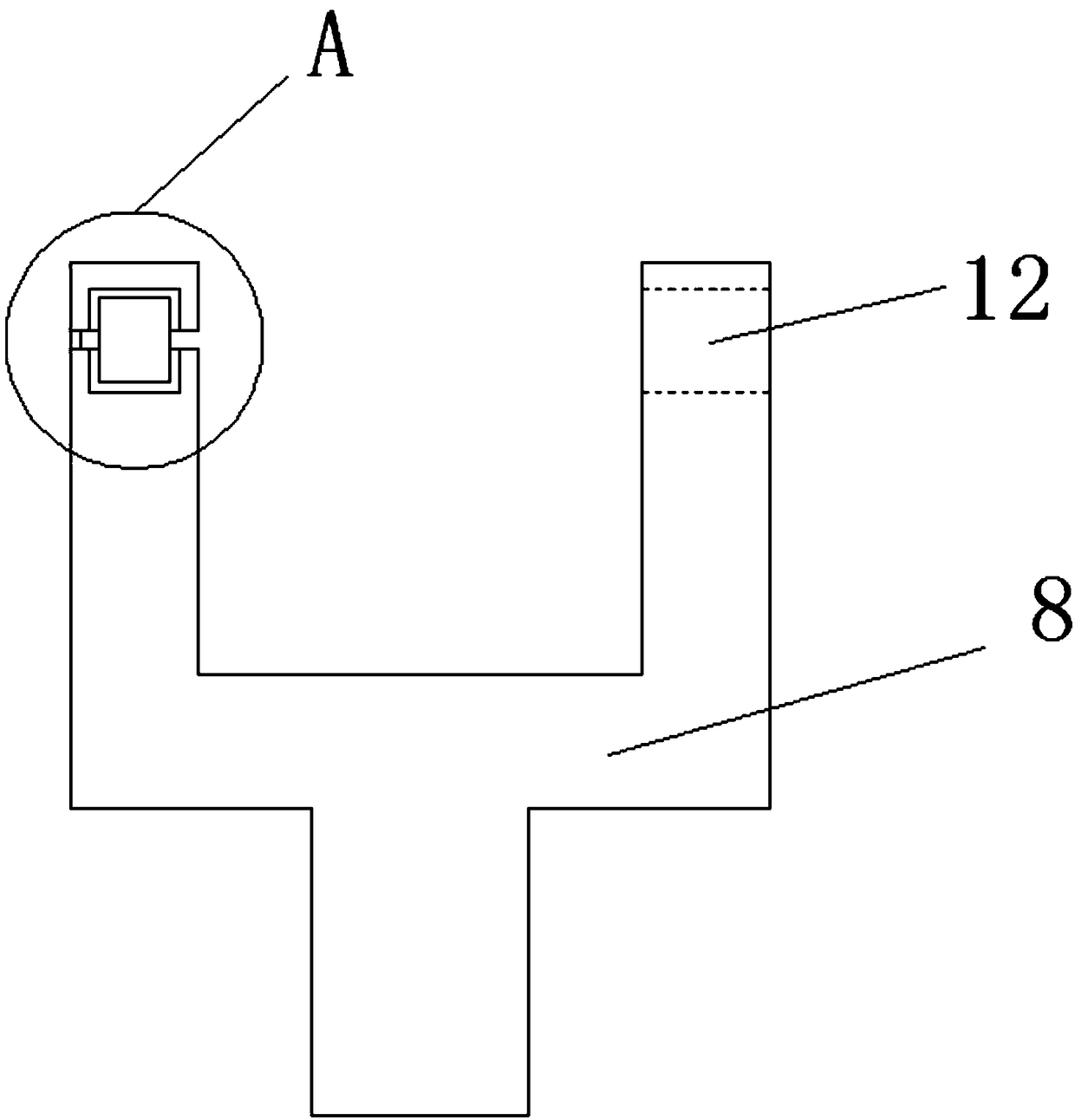 Textile yarn guiding device with humidifying device