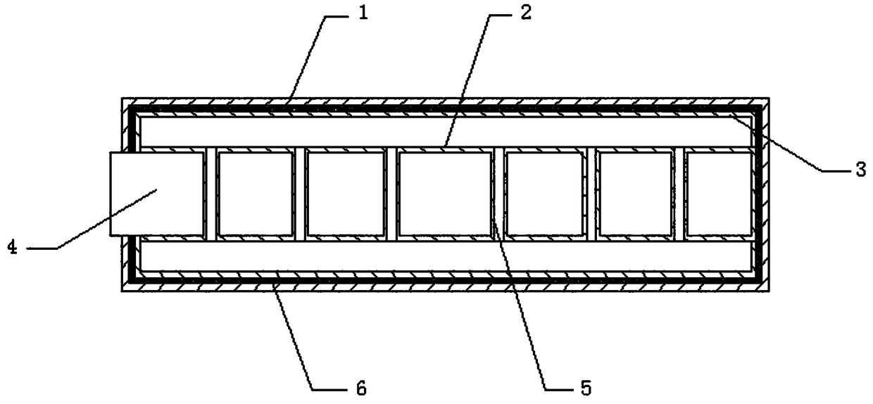 A mobile phone heat dissipation aluminum case lithium-ion battery