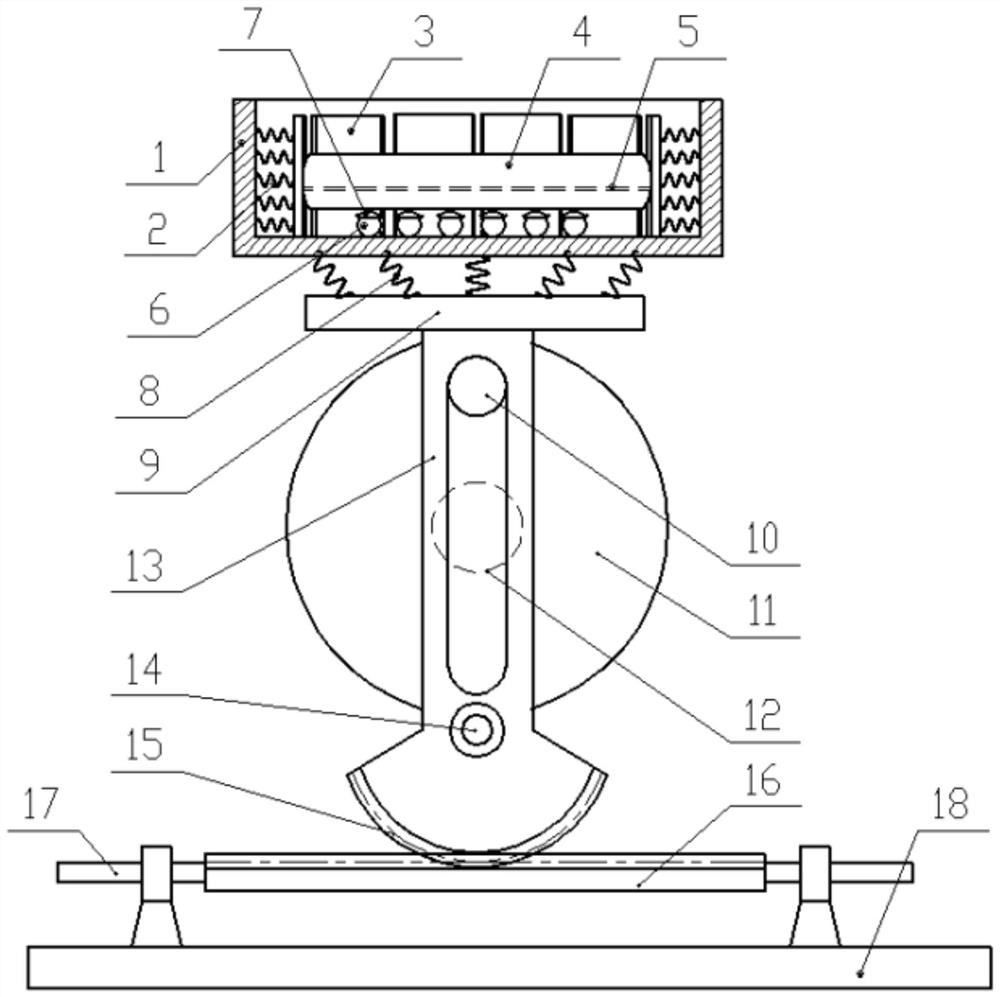 a vibrating screen