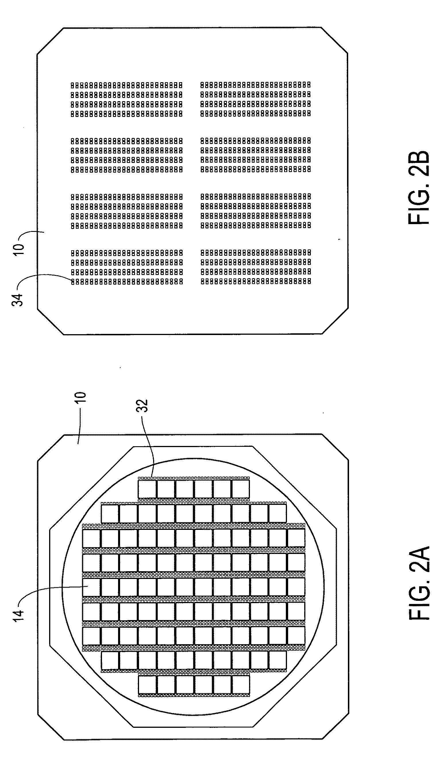 High density composite focal plane array