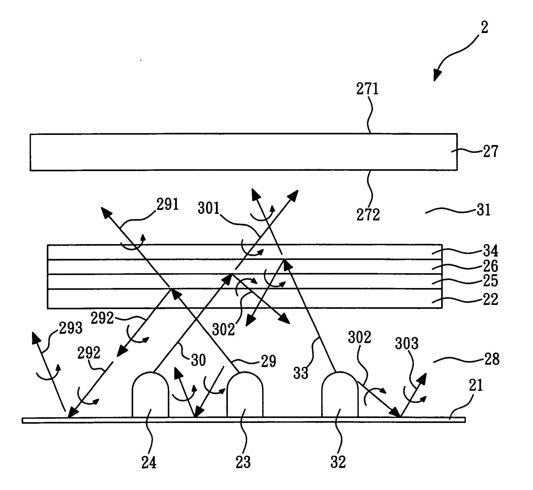 Apparatus for mixing light beams and backlight module having the same