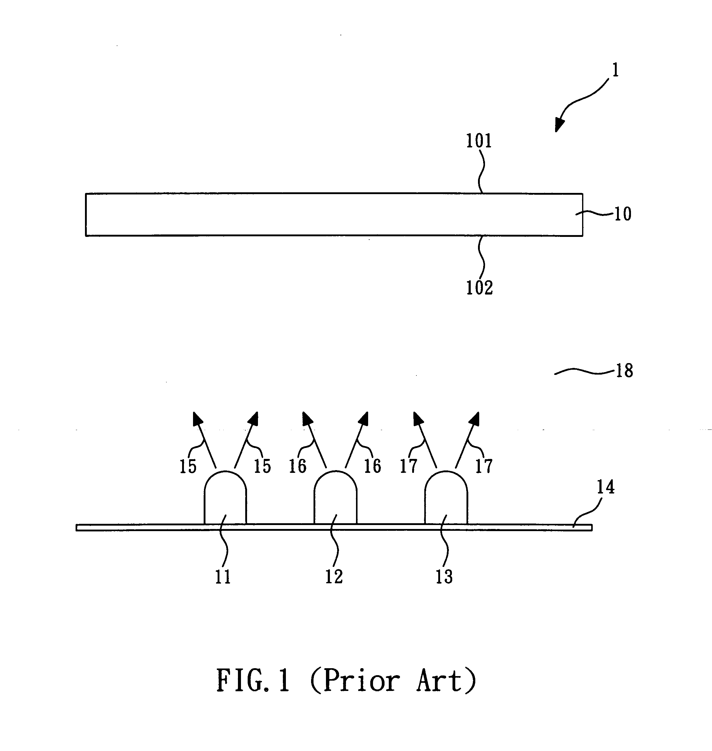 Apparatus for mixing light beams and backlight module having the same