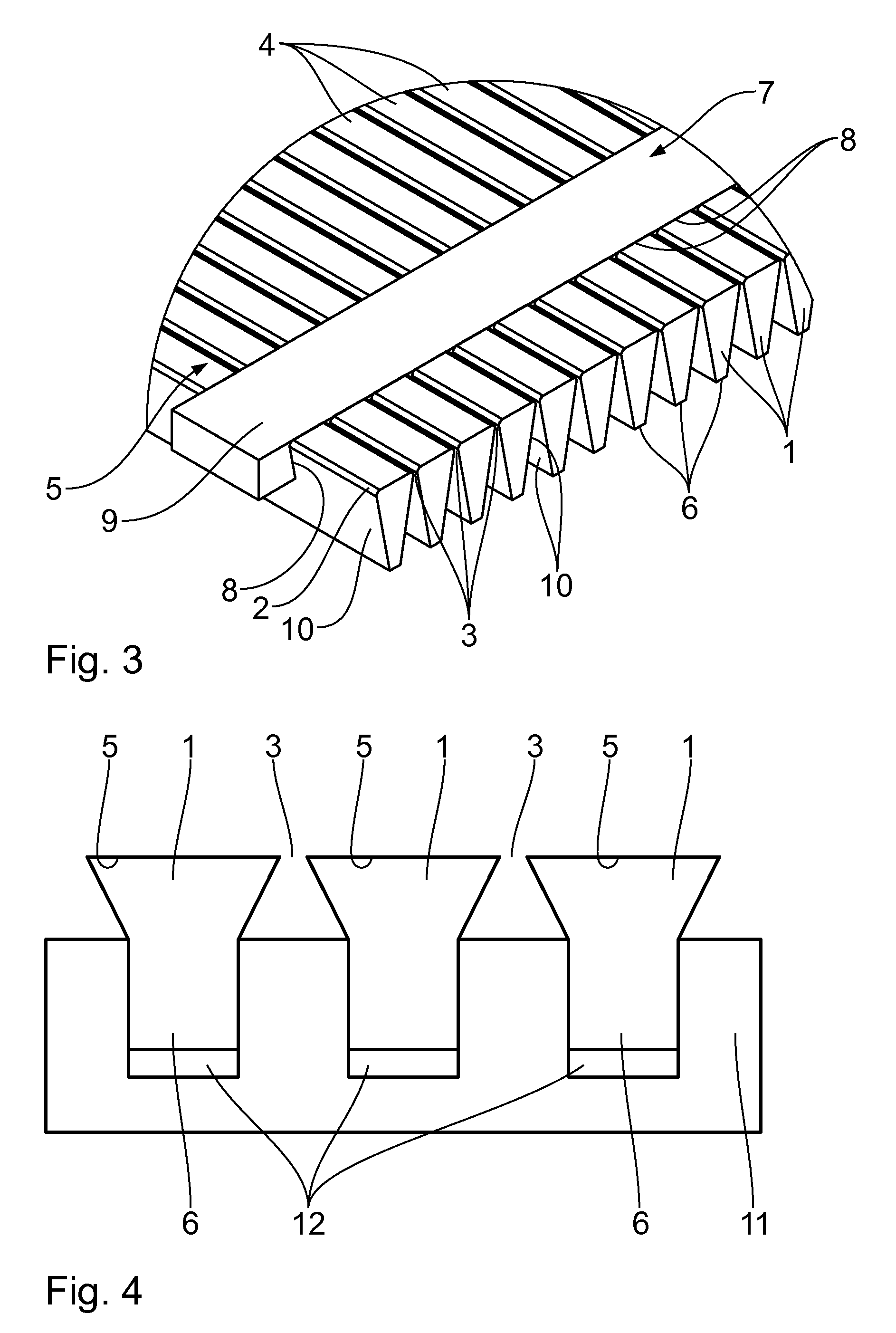 Slot sieve and holding device for the production thereof