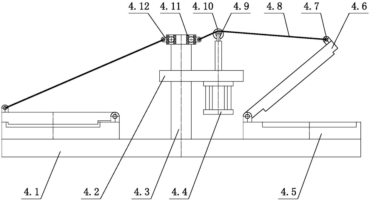 Baking device with automatic feeding effect