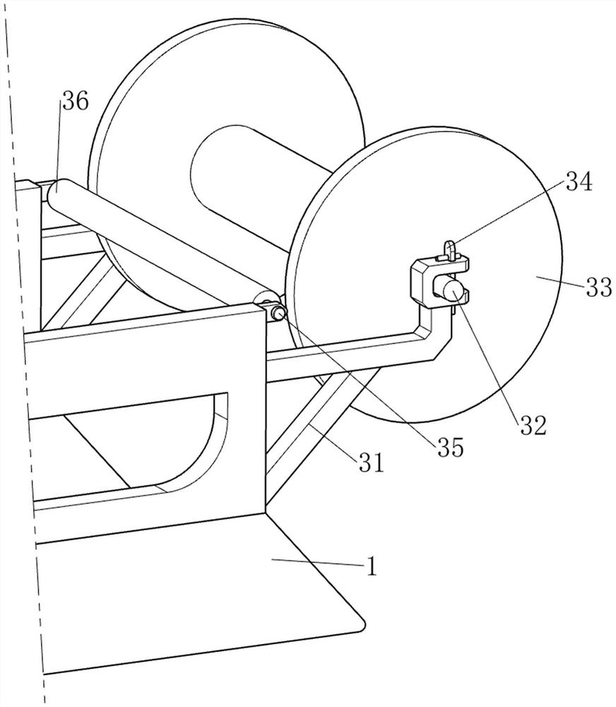 A glass fiber yarn auxiliary cutting device