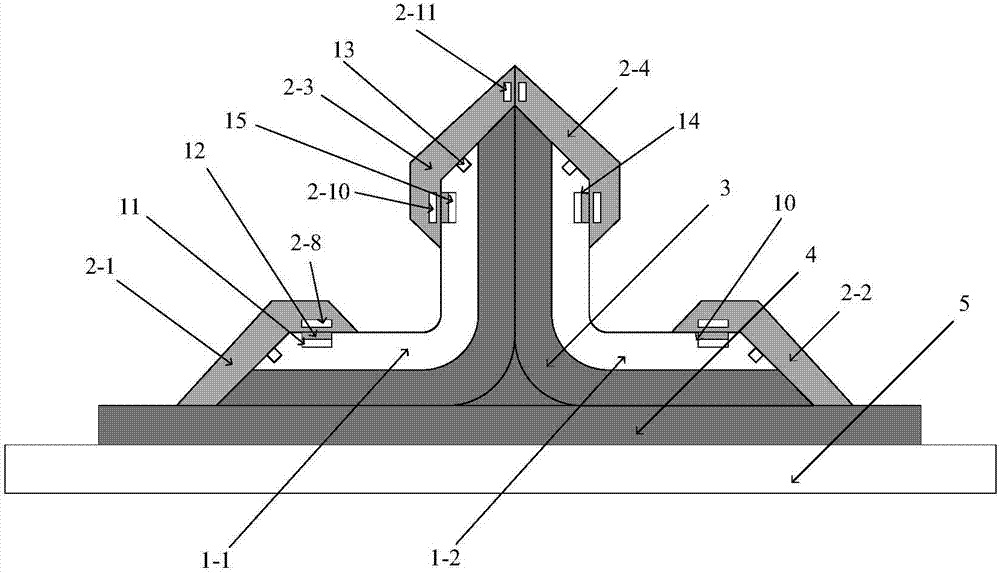 Mold and technology for forming composite T-shaped stringer stiffened wallboard