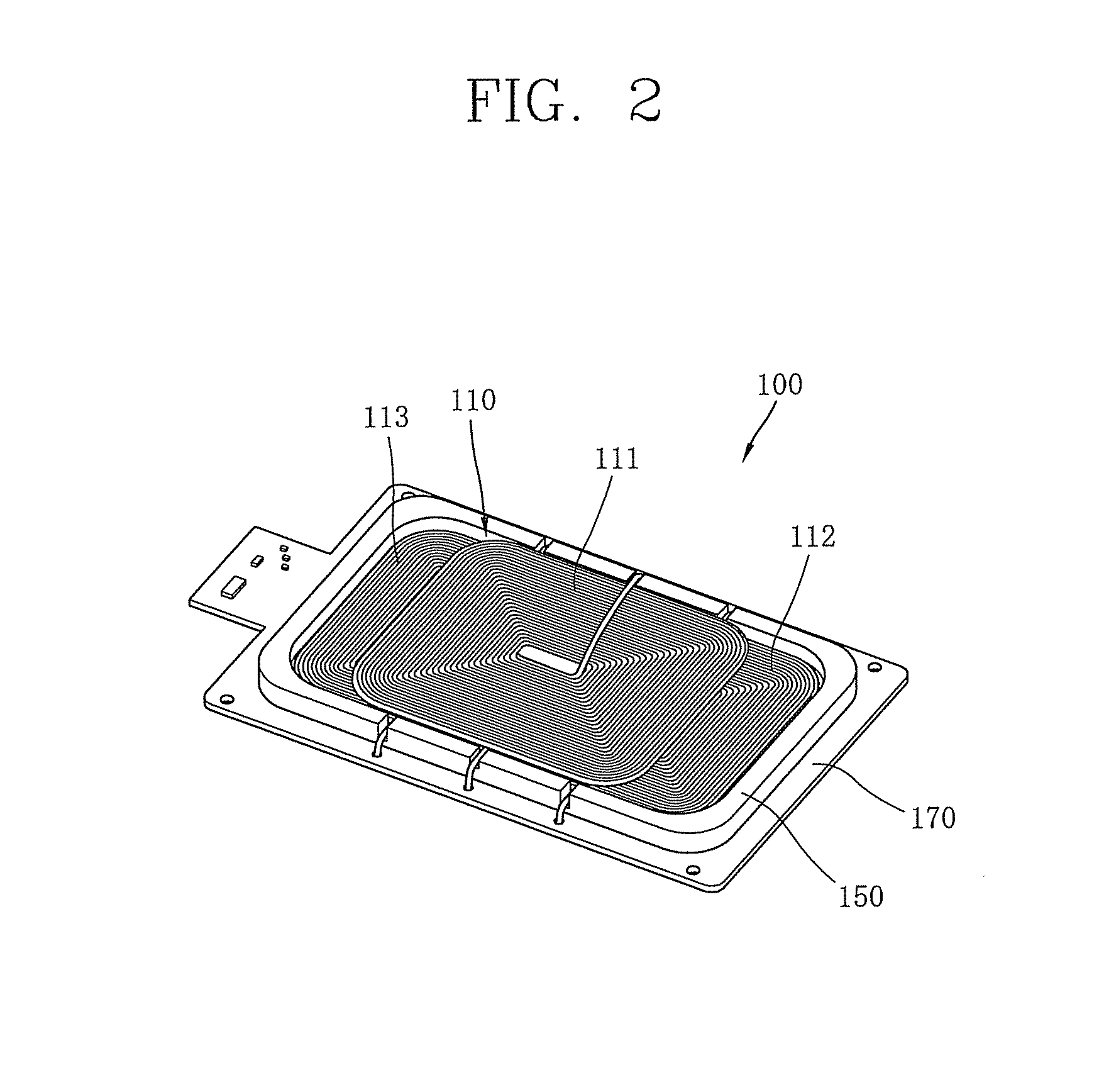 Core assembly for wireless power transmitting device and wireless power transmitting device having the same