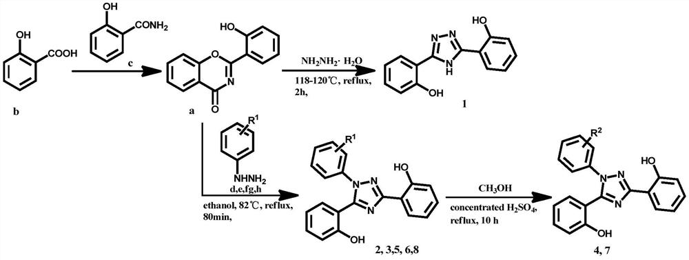 1,2,4-triazole compounds and their salts and applications