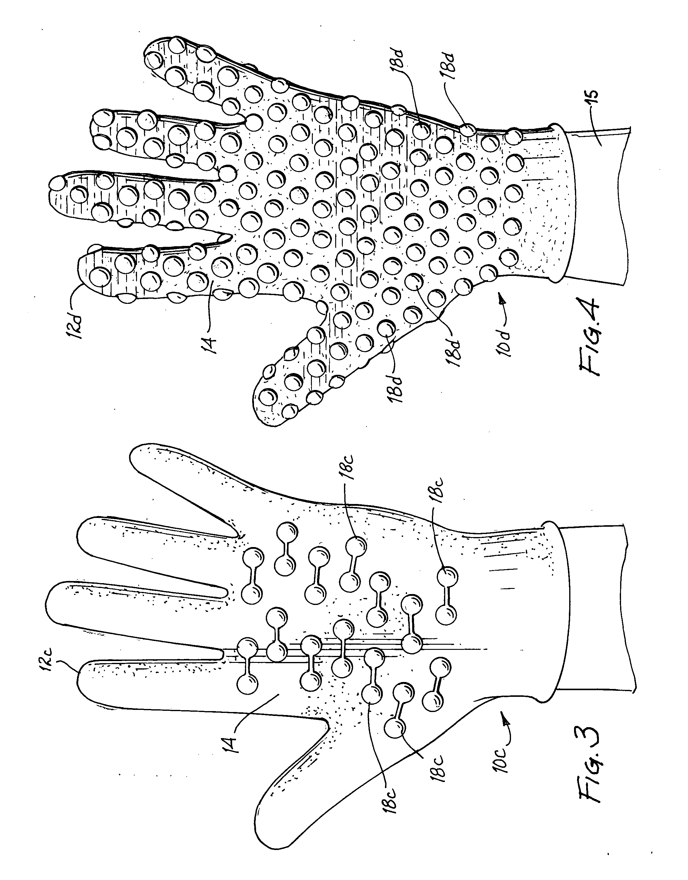 Slip-resistant extremity covering and method therefor
