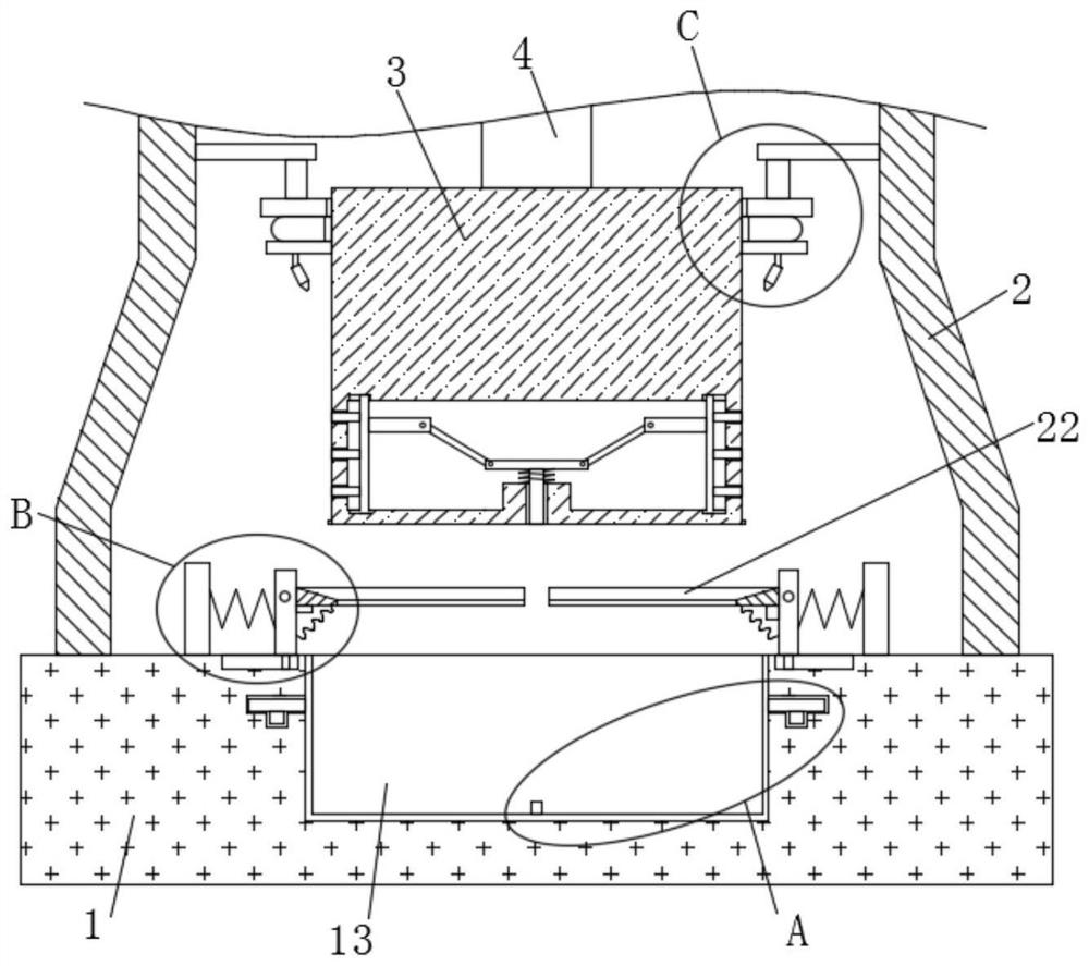 Pre-crushing device facilitating combustion of coal briquettes of industrial boiler