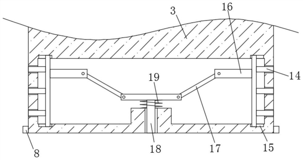 Pre-crushing device facilitating combustion of coal briquettes of industrial boiler