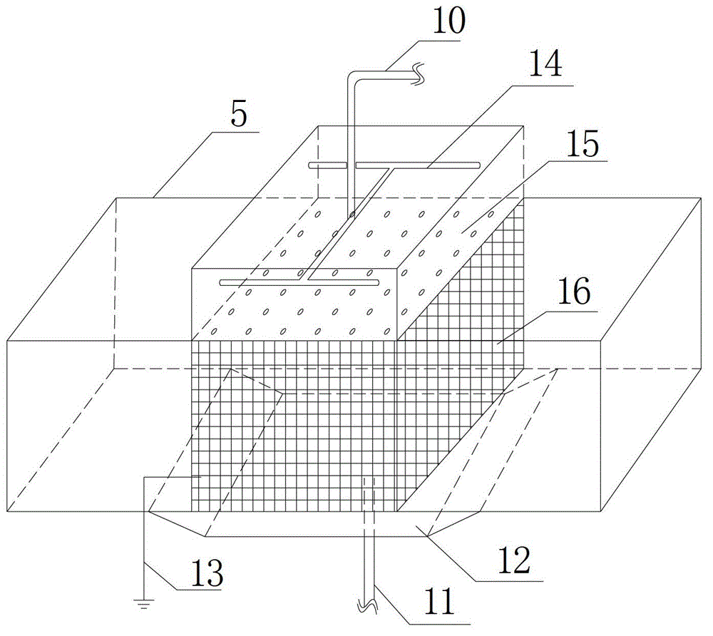 Electrostatic spraying and dust-removing system