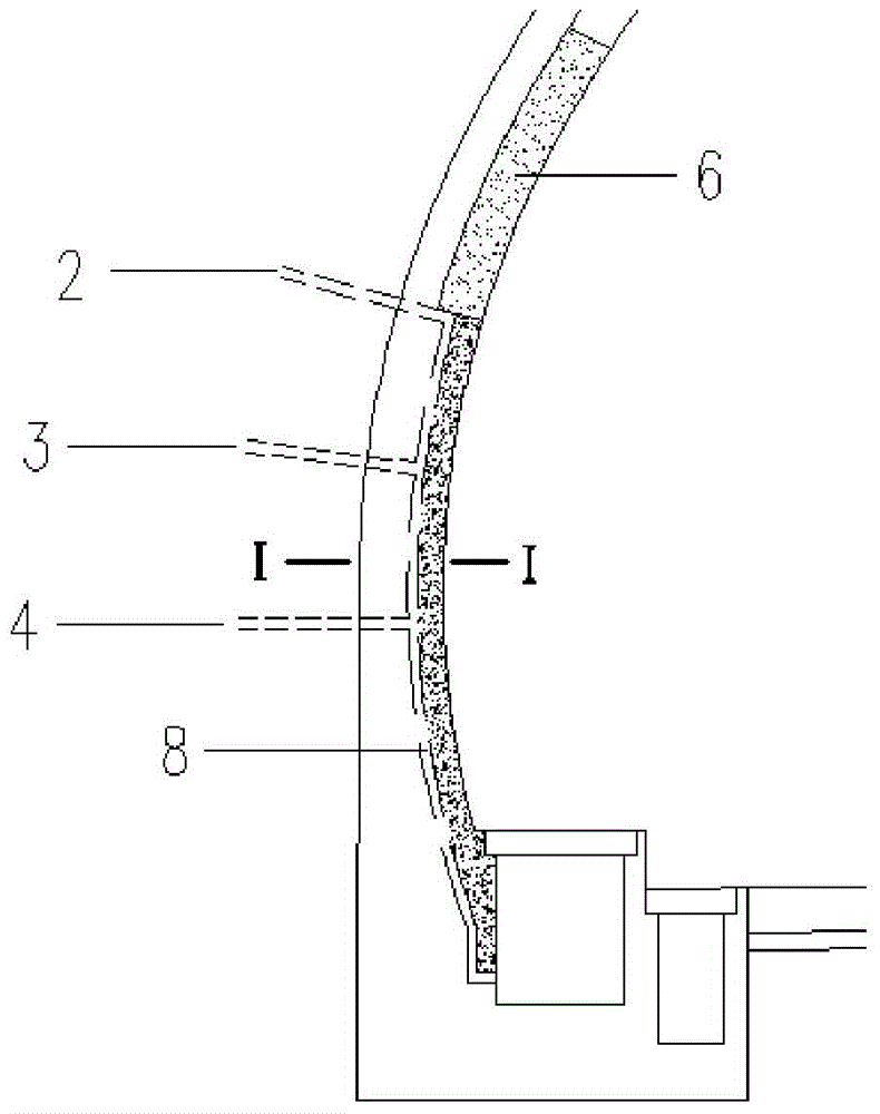 A tunnel lining leakage water treatment method