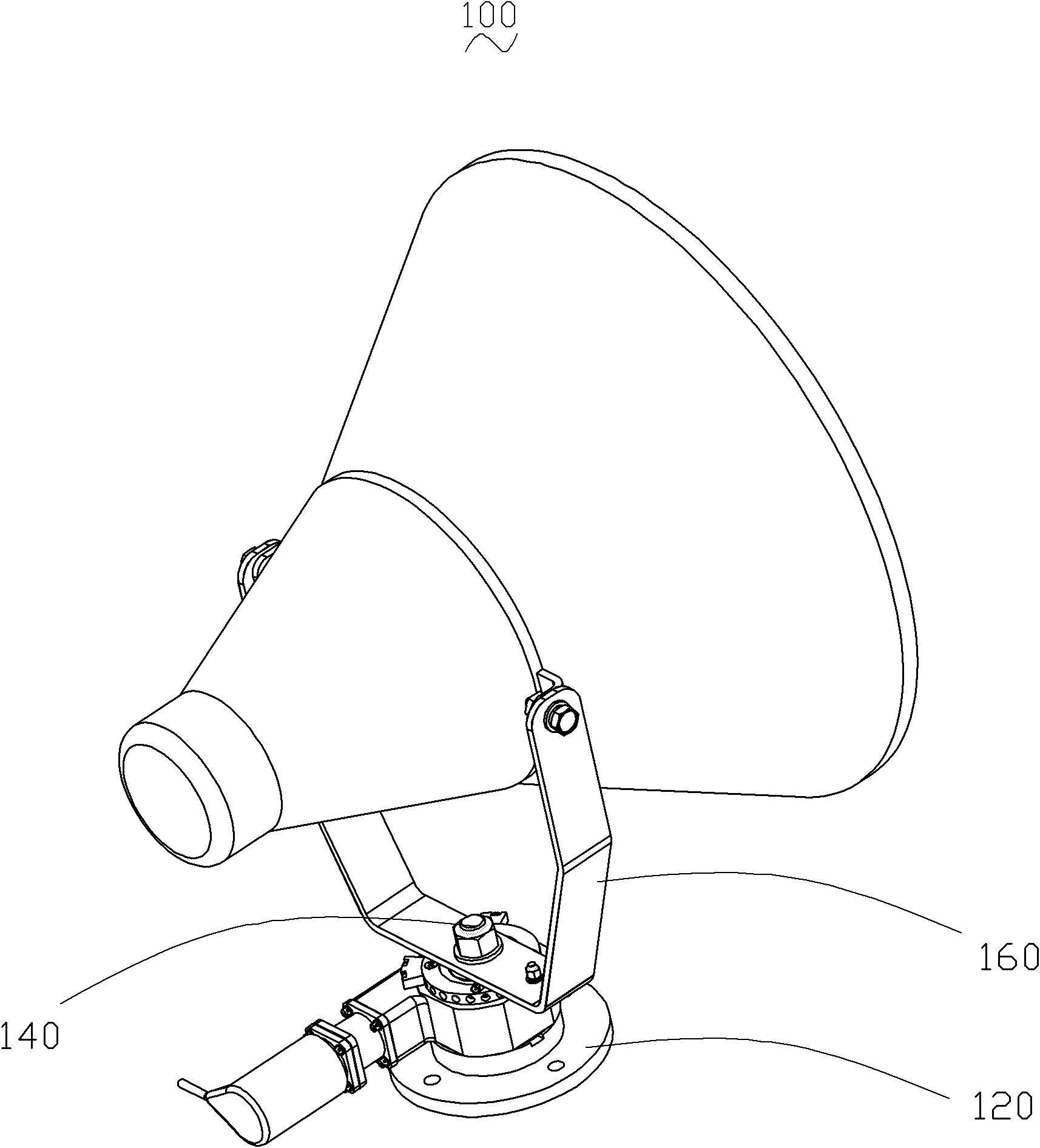 Rotary limiting device and lamp