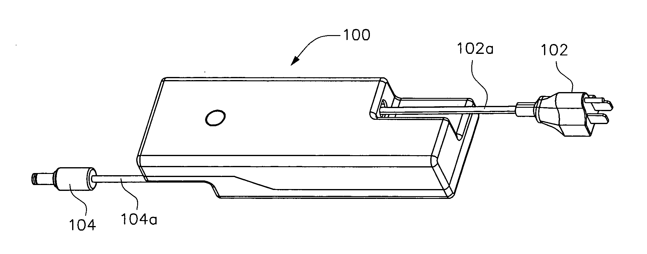 Adapter module for portable computer