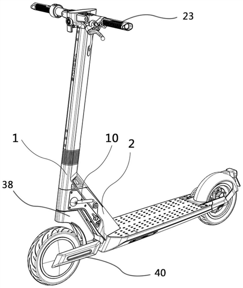 A multi-foldable scooter