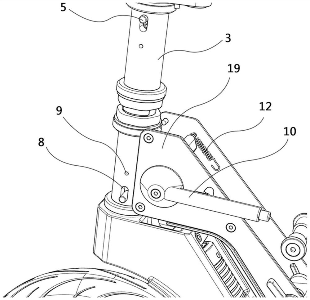 A multi-foldable scooter