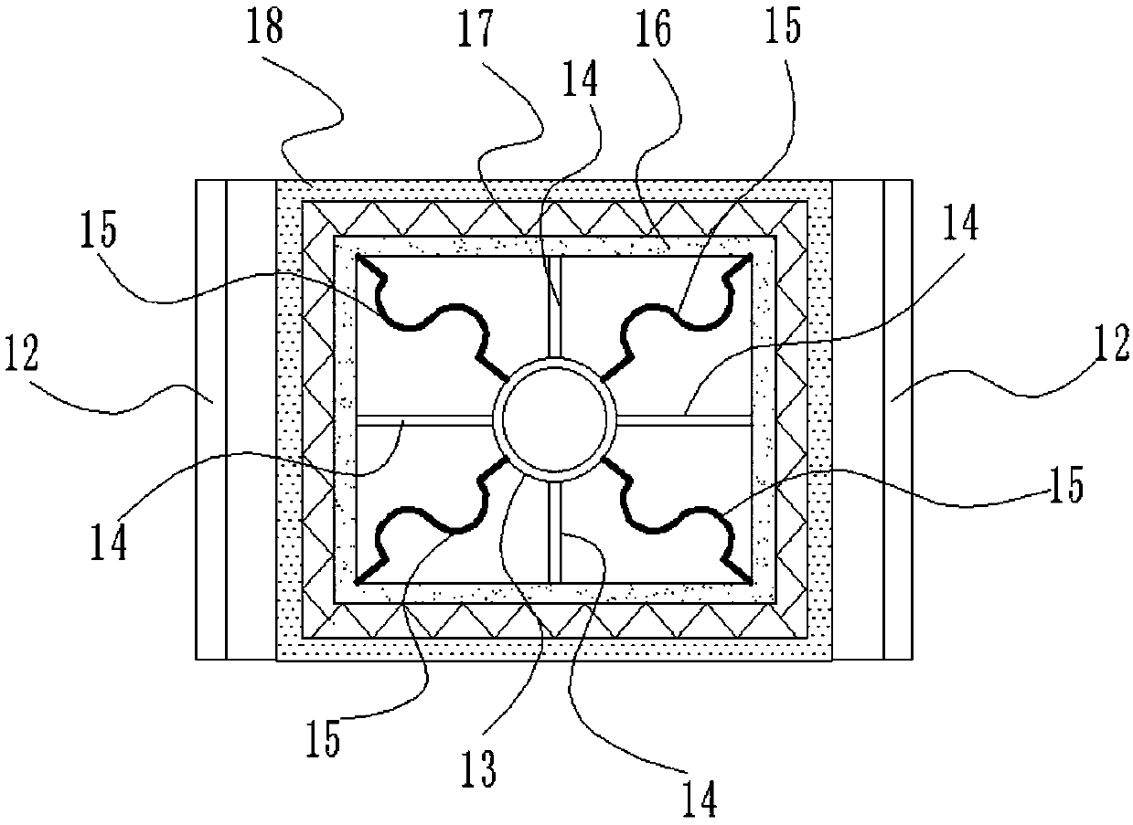 A kind of cross-connected double-layer plate assembly and its manufacturing method