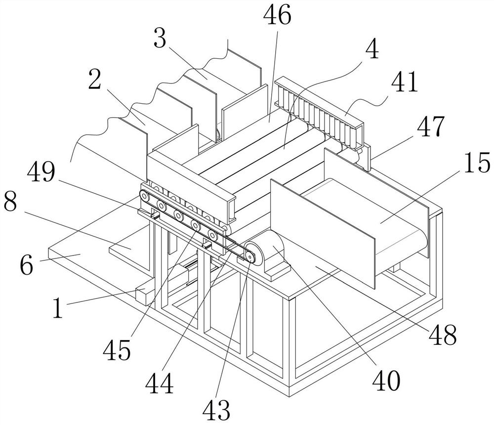 Alternate conveying production line