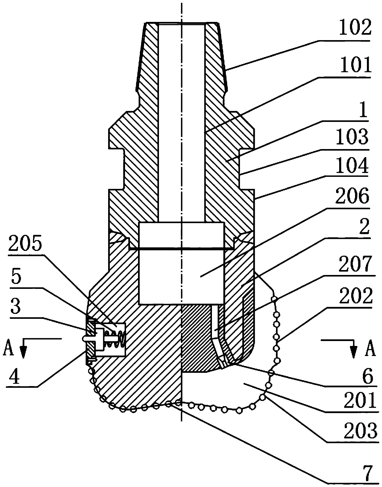 High-efficiency rock breaking drilling head for adjusting and controlling lateral cutting ability adaptively