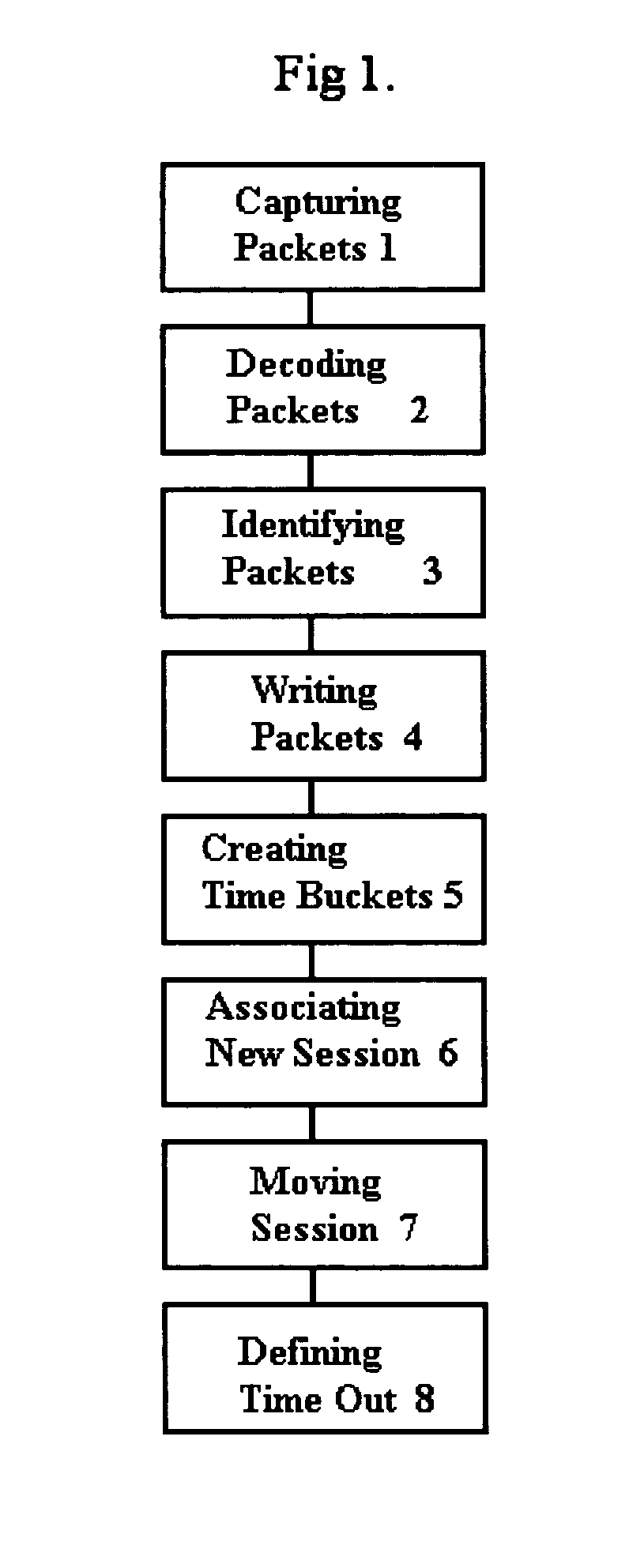Packet flow monitoring tool and method