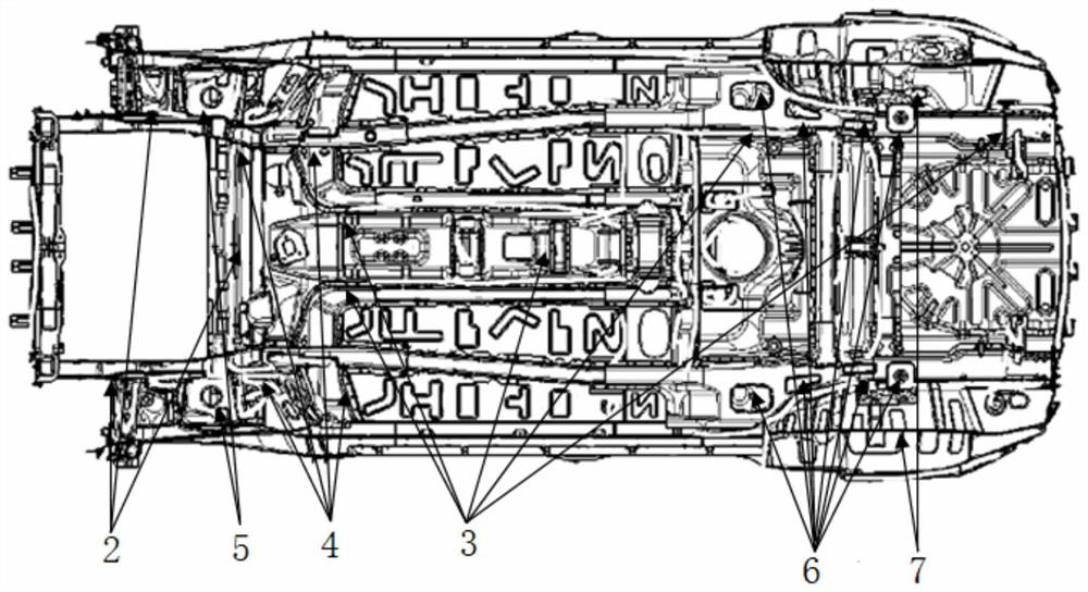 Method for analyzing acceleration vibration noise of whole vehicle