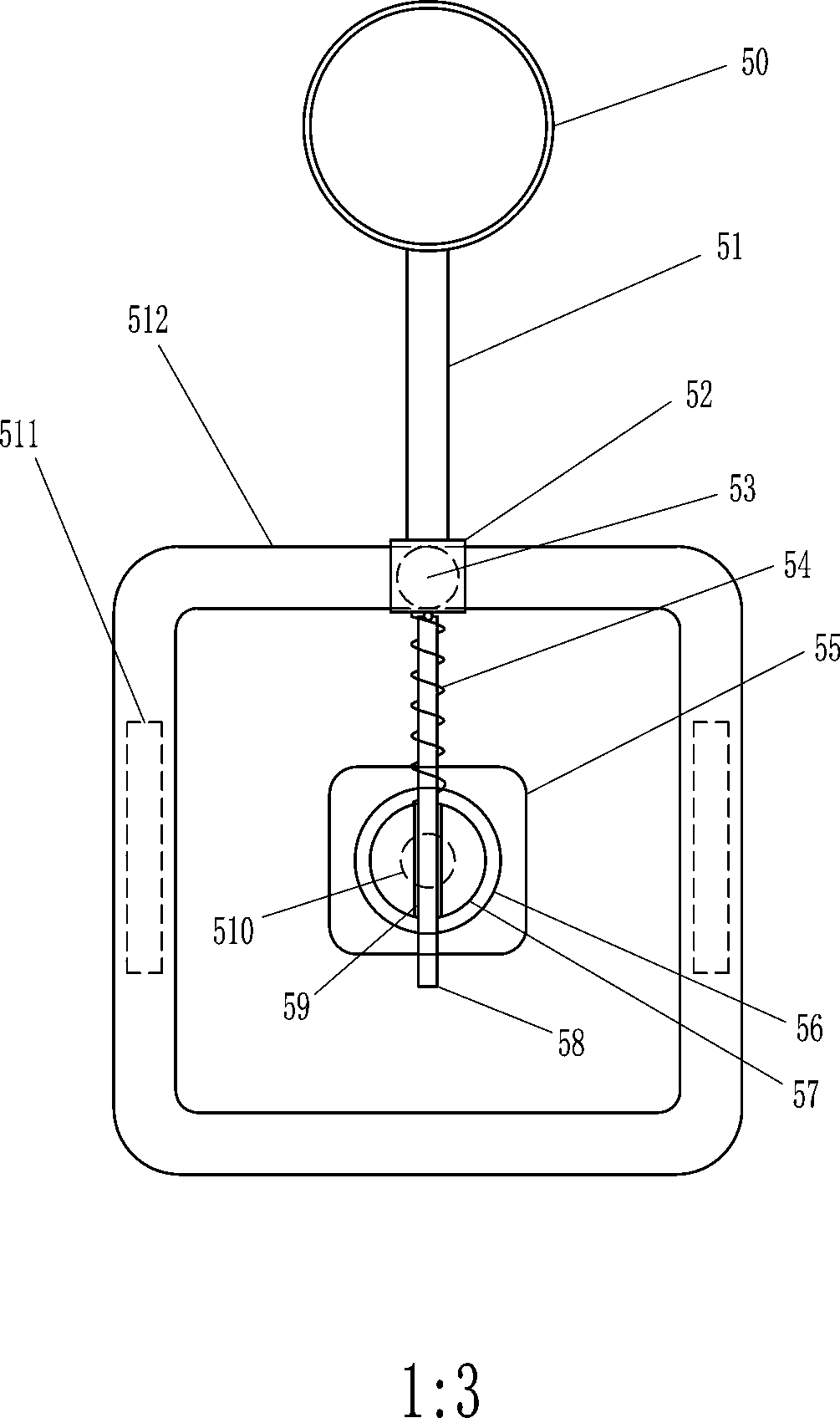 A pitching training device