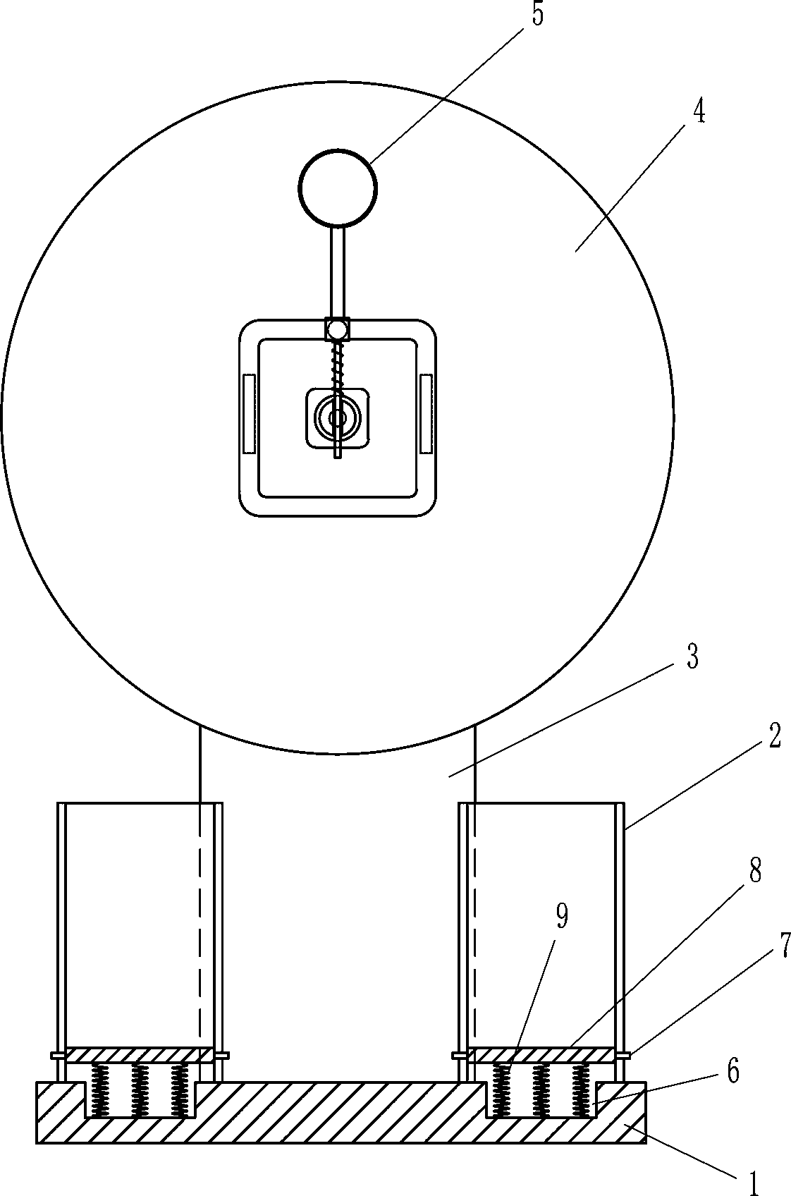 A pitching training device