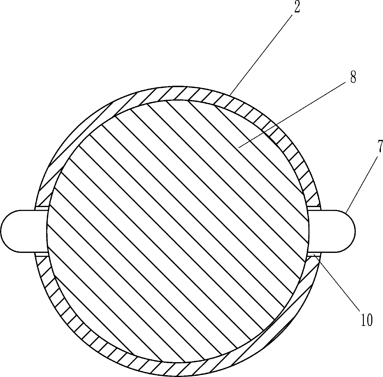 A pitching training device