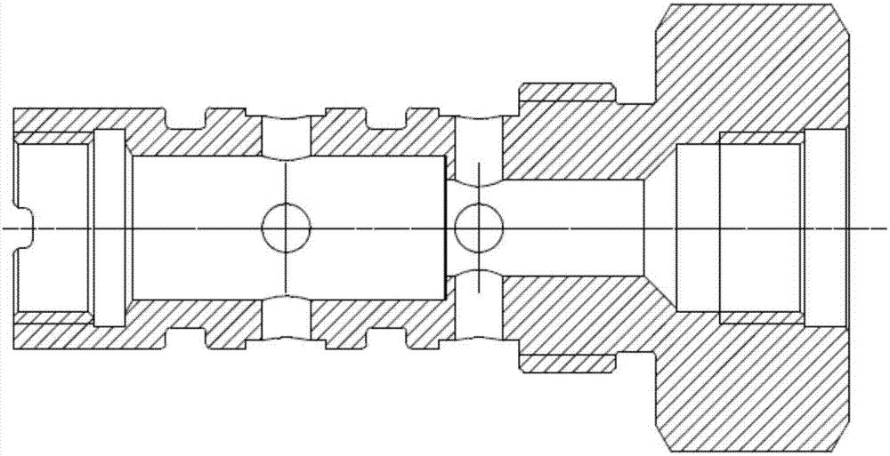 Detachable type ball valve structure