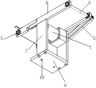 Automatic feeding device of claw pole type stepper motor winding machine