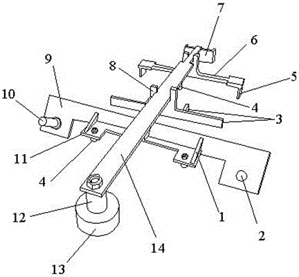 A zoct type bogie bolster fixed lever fulcrum seat assembly welding tool