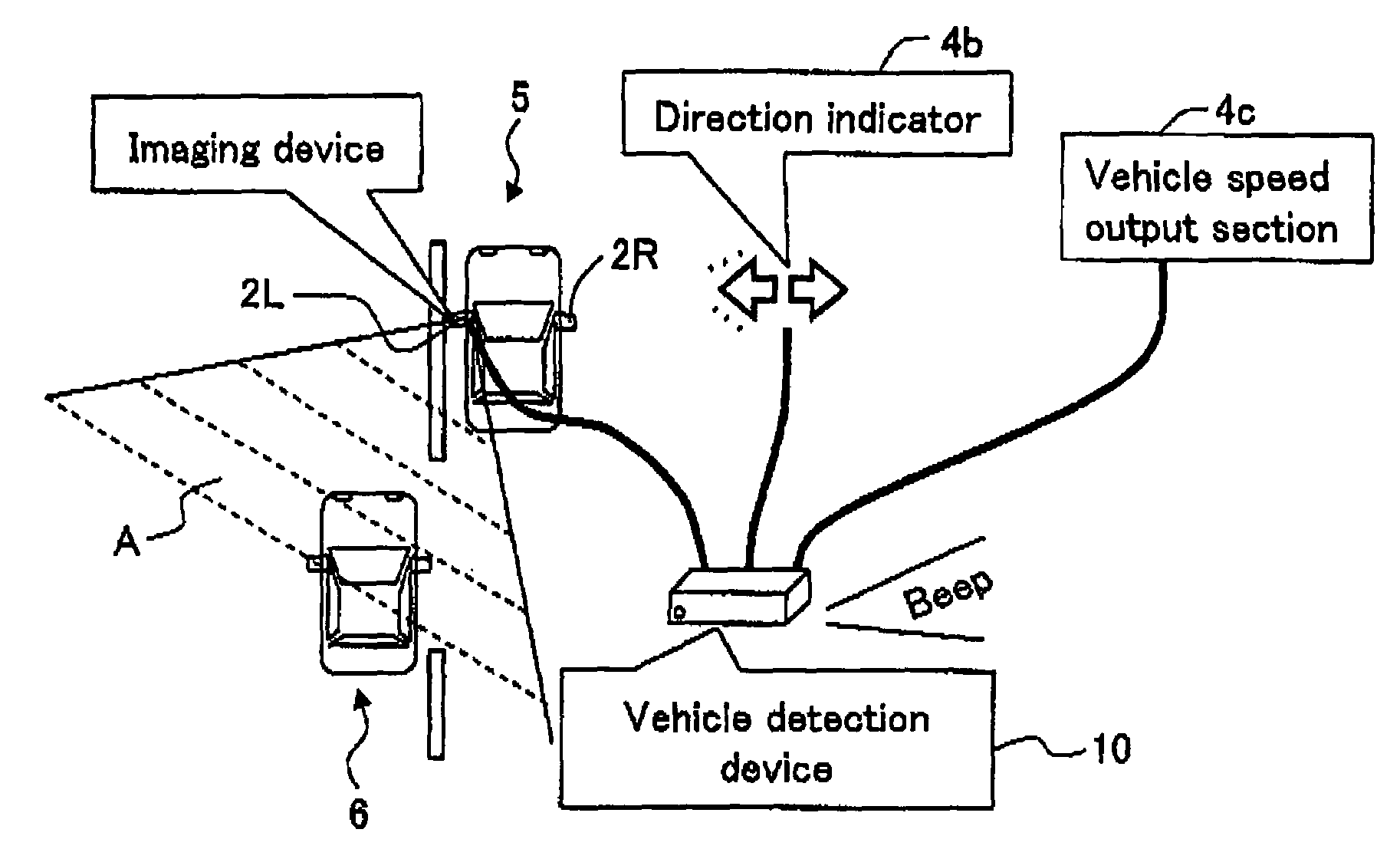 Vehicle environment monitoring device, vehicle environment monitoring method, control program and computer-readable recording medium