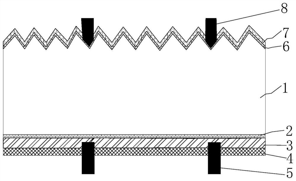 Solar cell grid line structure and photovoltaic module