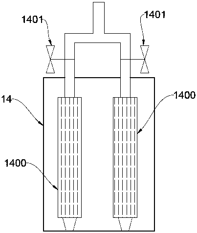 Stripping liquid regeneration device and process