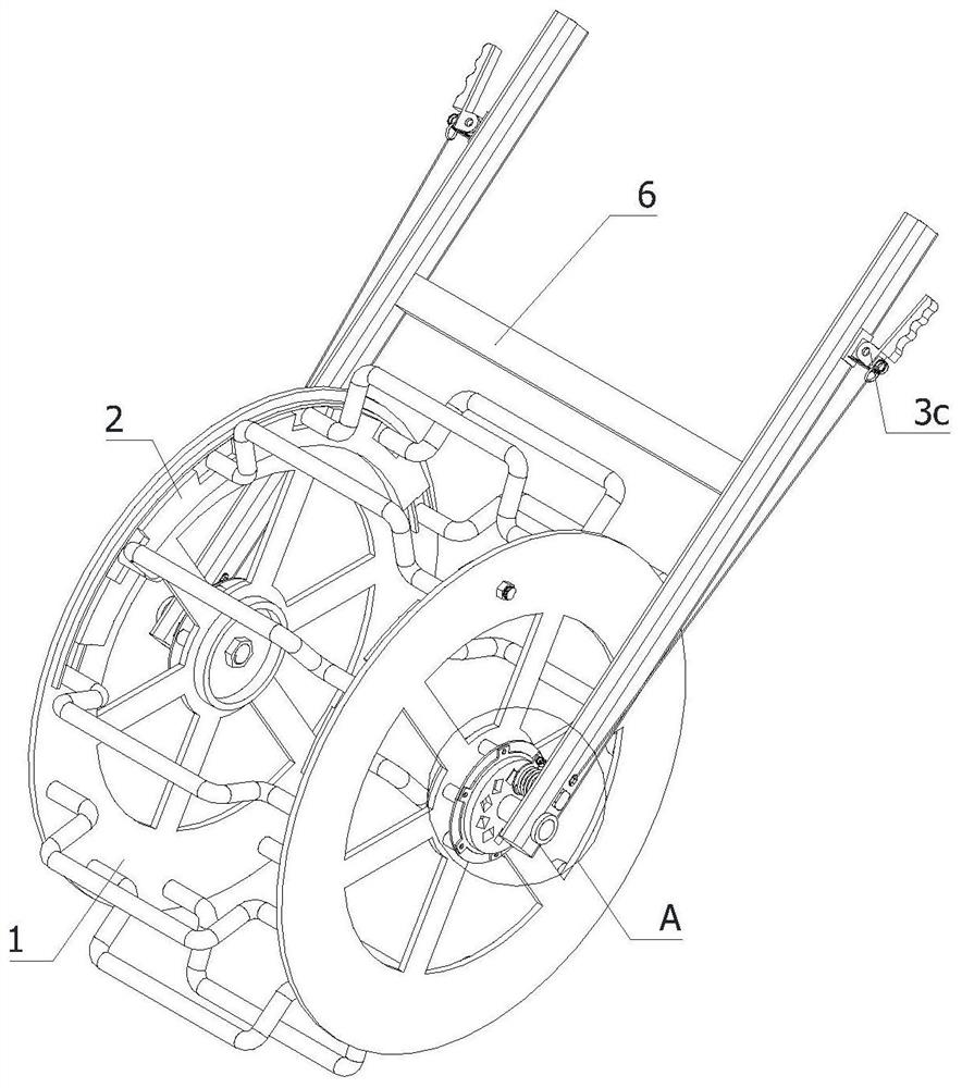 Automatic pay-off device used for communication pipeline laying