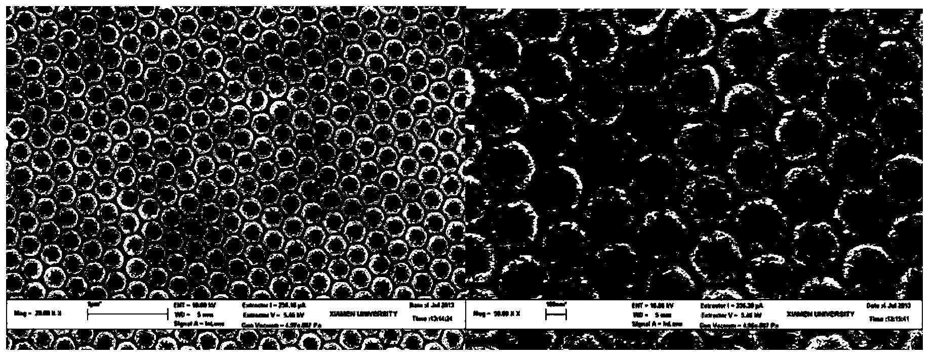 Preparation method of opal-structure polymer photonic crystal