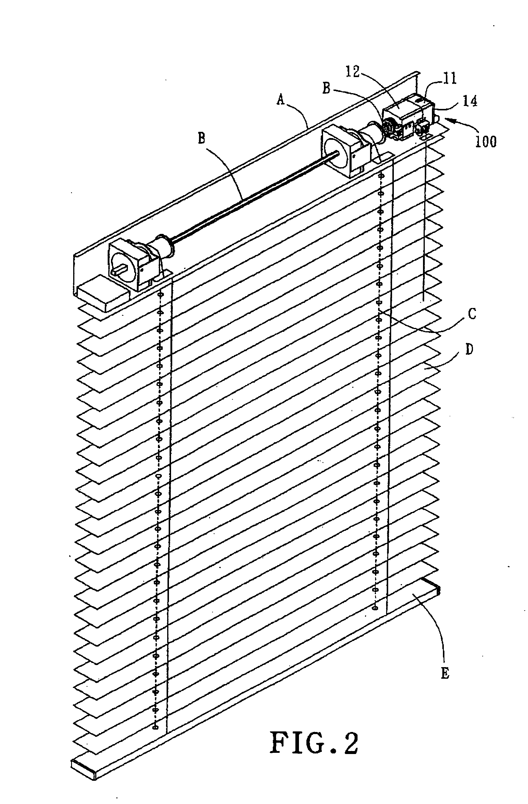 Control device for Venetian blinds and its control method