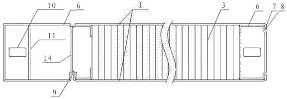 Honeycomb column of core steel structure